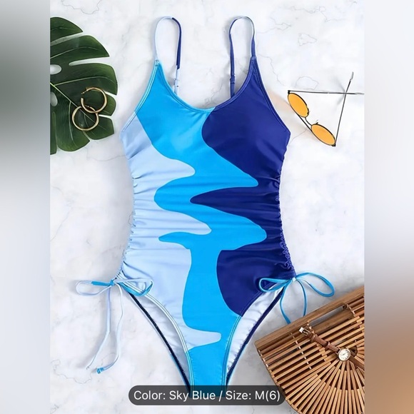 Brand new still in bag trippy bright one piece swimsuit - Picture 3 of 4